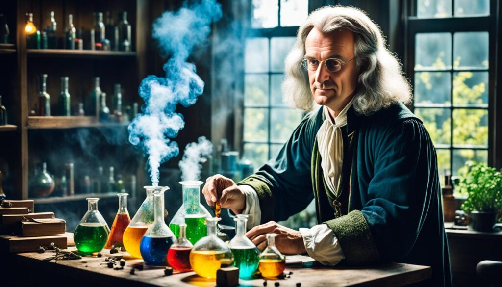 Isaac Newton's alchemical experiments