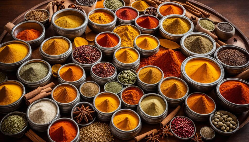 Middle Eastern spices