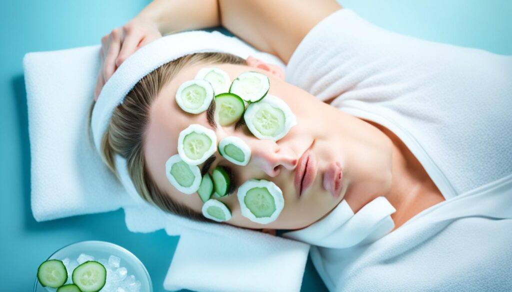 cold therapy for dark circles