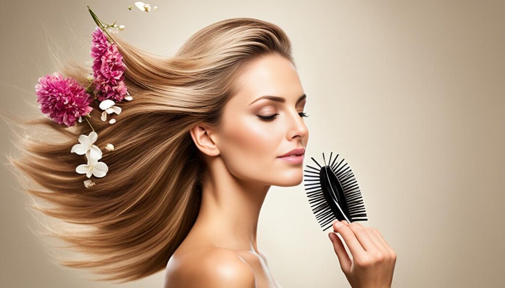 hair brushing techniques