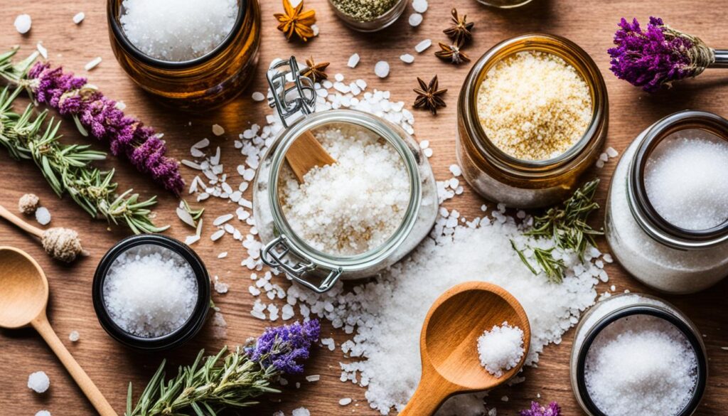 natural ingredients for body scrubs